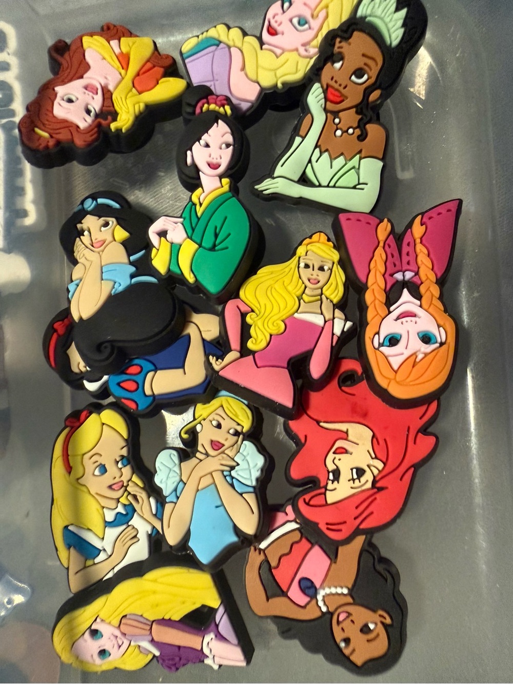 👑 Brand New Disney Princess Croc Charms Mystery Pack – 5 for $10 👑